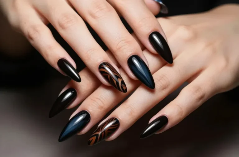 Slay Every Look with 20 Nails Stiletto