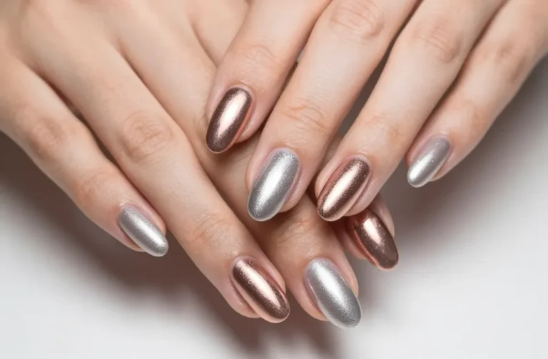 17 Chrome French Nails Will Blow Your Mind