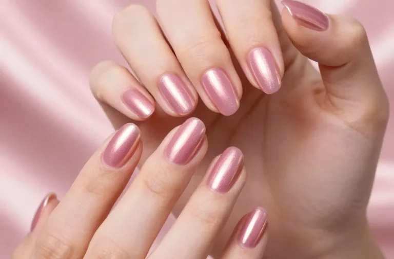 22 Pink Chrome Nails That Slay